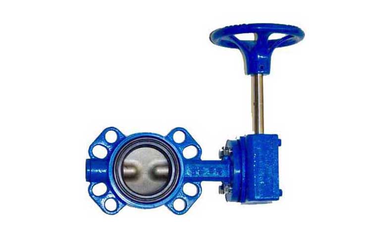 Butterfly Valve DI NP Disc Wafer Buna Seat Size 6